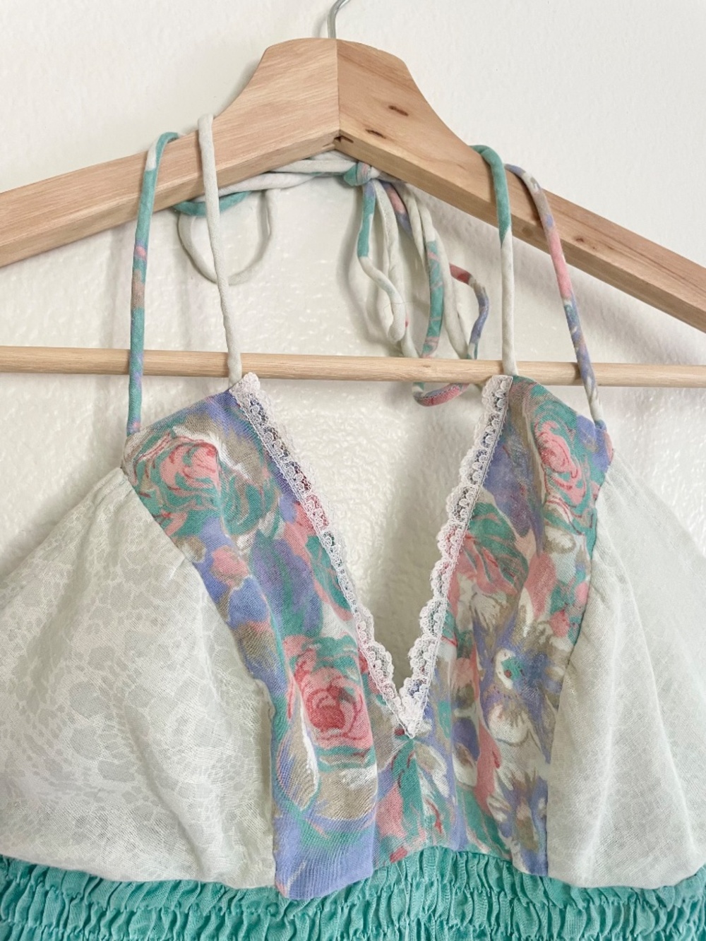 Vintage 70s Just Tops Floral Two Piece Set - Picture 3 of 9